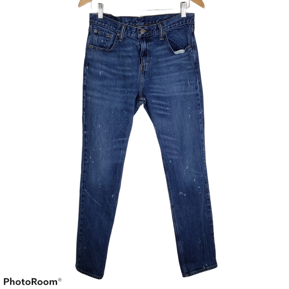 Levi's 511 Med Wash Splatter Pattern Jeans 30x32